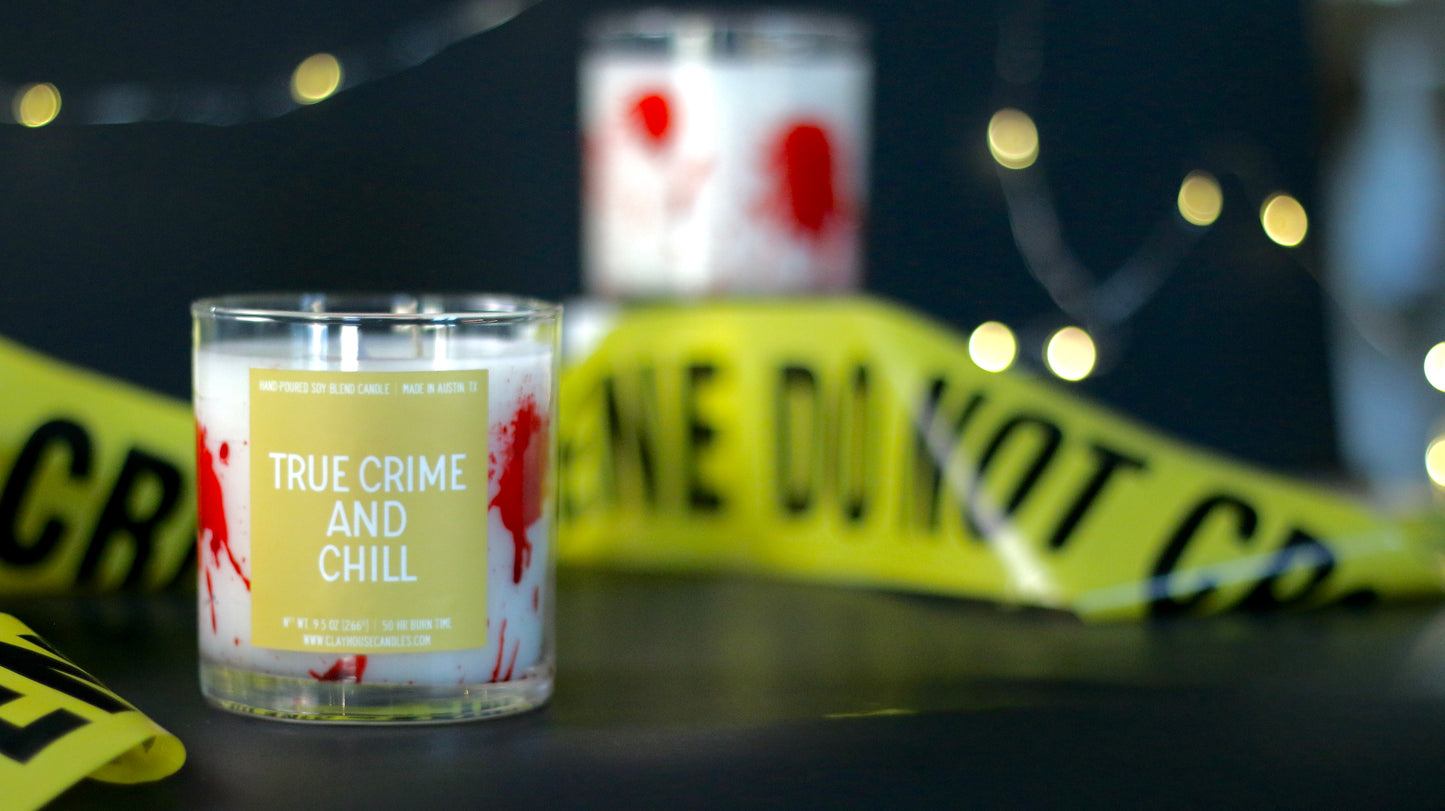 True Crime and Chill Container Candle