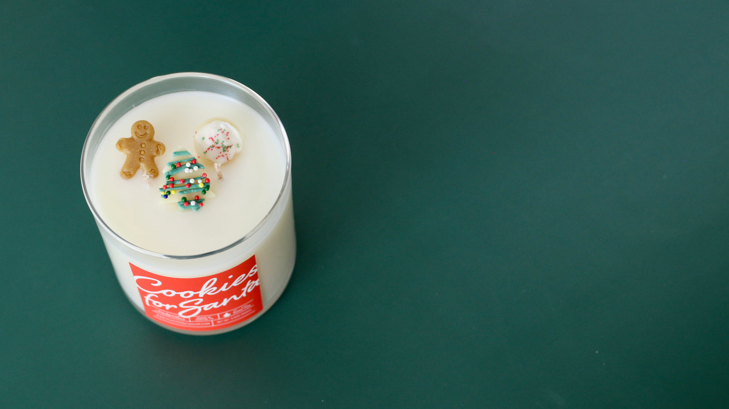 Cookies for Santa Container Candle