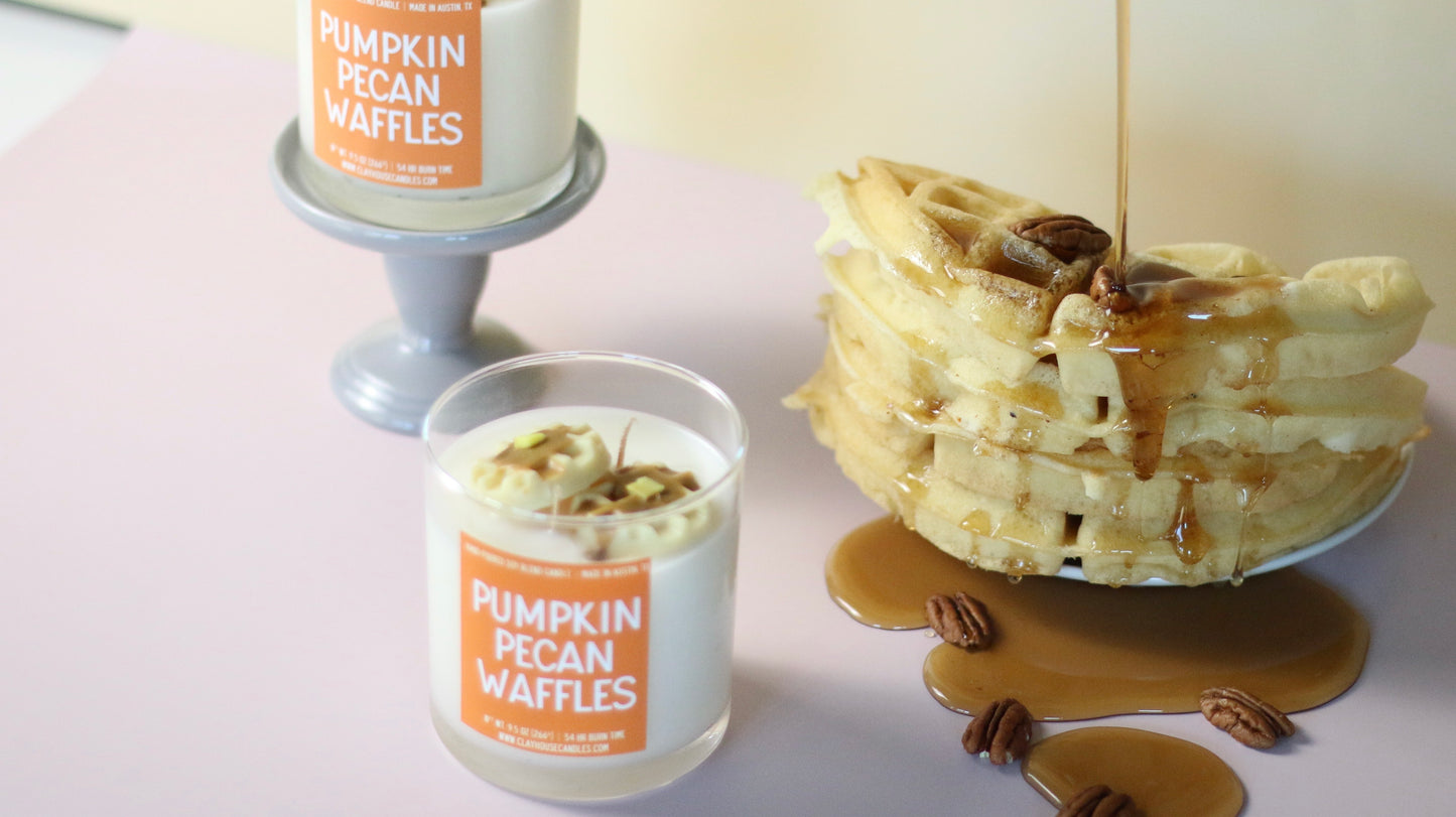 Pumpkin Pecan Waffles Container Candle