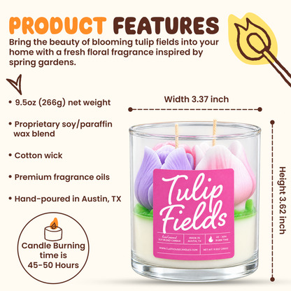 Tulip Fields Container Candle