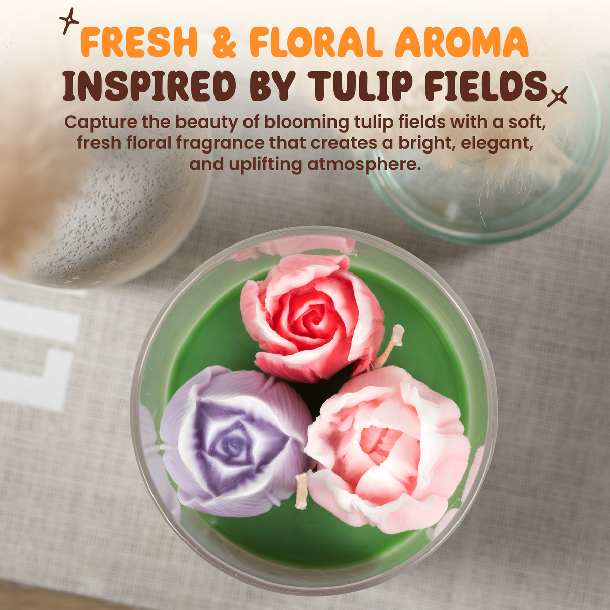 Tulip Fields Container Candle