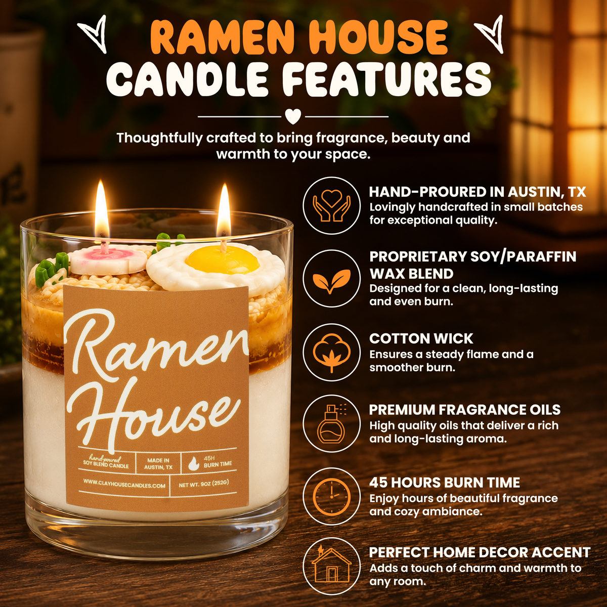 Ramen House Container Candle