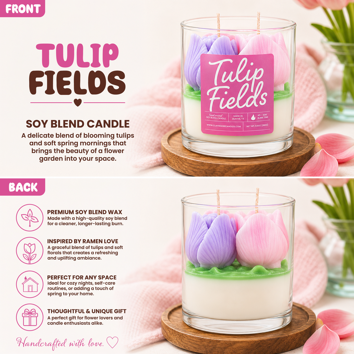 Tulip Fields Container Candle