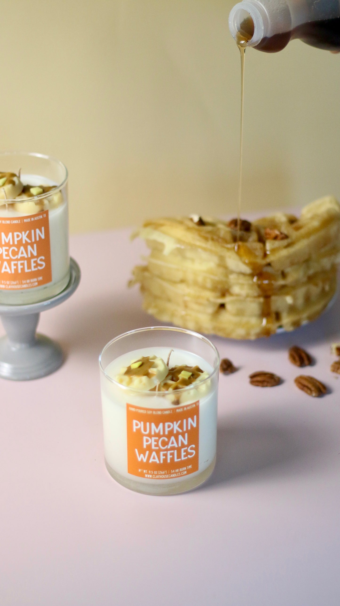 Pumpkin Pecan Waffles Container Candle