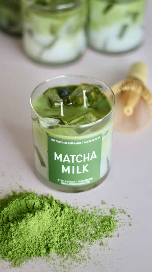 Matcha Milk Container Candle