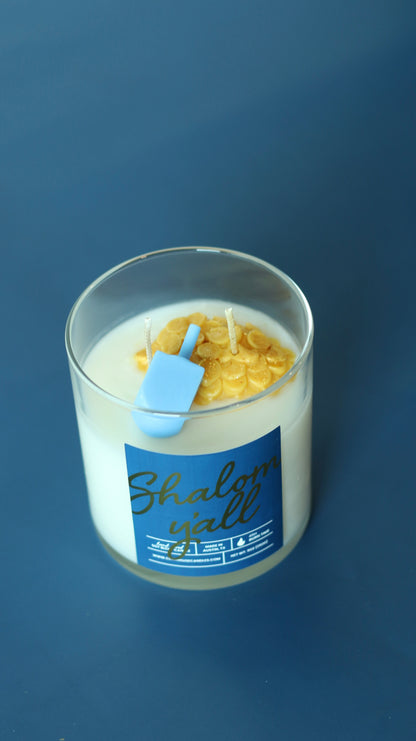 Shalom Y'all Container Candle