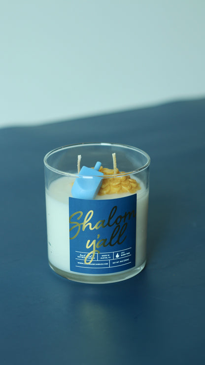 Shalom Y'all Container Candle