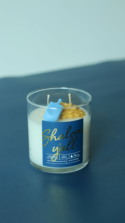 Shalom Y'all Container Candle