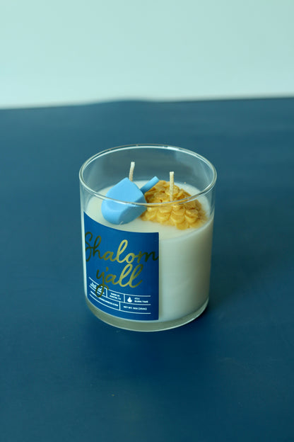 Shalom Y'all Container Candle