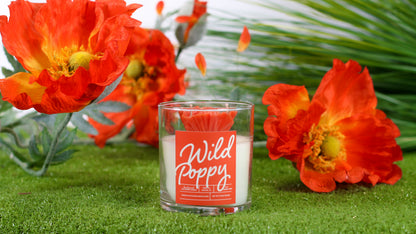 Wild Poppy Container Candle