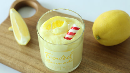 Frosted Lemonade Container Candle