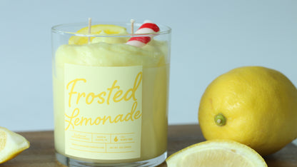 Frosted Lemonade Container Candle