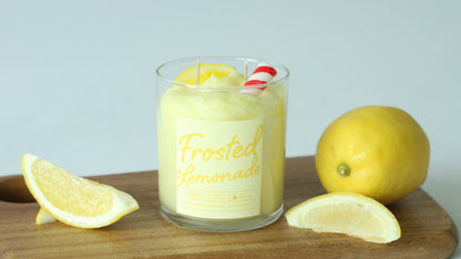 Frosted Lemonade Container Candle