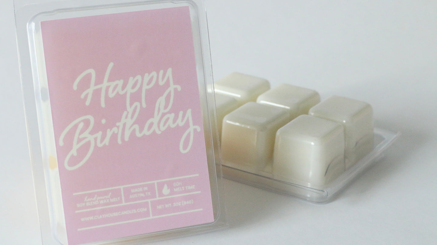 Happy Birthday Wax Melts